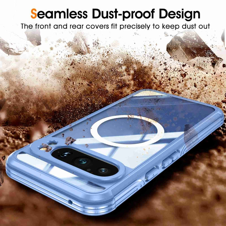 For Google Pixel 9 Pro XL RedPepper Transparent IP54 Life Waterproof Phone Case(Blue)