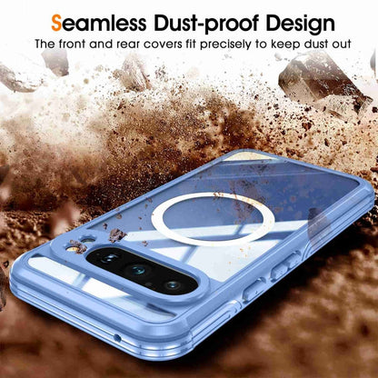 For Google Pixel 9 Pro XL RedPepper Transparent IP54 Life Waterproof Phone Case(Blue)