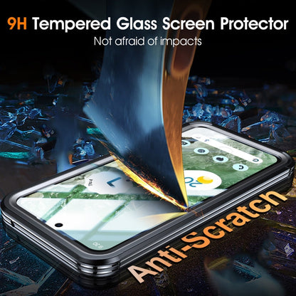 For Google Pixel 9 / 9 Pro RedPepper Transparent IP54 Life Waterproof Phone Case(Black)