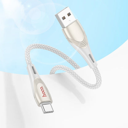 hoco U133 Type-C / USB-C to USB-A Braided Charging Data Cable, Length:1.2m(Black)