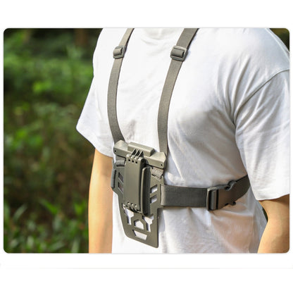 For DJI RC 2 / 1 Sunnylife Remote Control Waist Support Bracket Chest Strap(Grey)