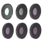 For DJI Osmo Action 4 JUNESTAR Threaded Camera Lens Filter, Filter:6 in 1 ND8-64 UV CPL