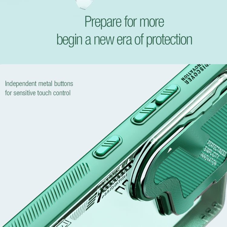 For Samsung Galaxy S24 Ultra 5G NILLKIN Ice Sky Prop Series Cover Version Phone Case(Green)