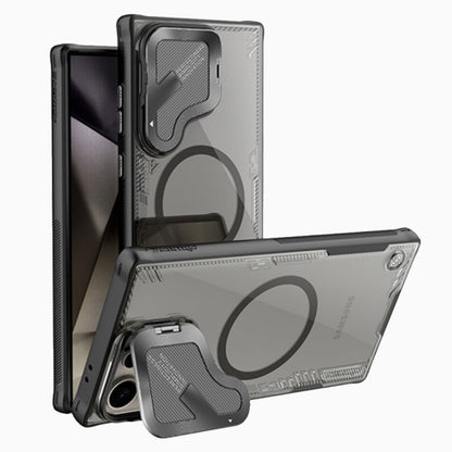 Pour Samsung Galaxy S24 Ultra 5G NILLKIN Ice Air Prop Series Étui de Téléphone Magnétique MagSafe (Noir)