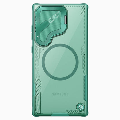 For Samsung Galaxy S24 Ultra 5G NILLKIN Ice Air Prop Series MagSafe Magnetic Cover Version Phone Case(Green)