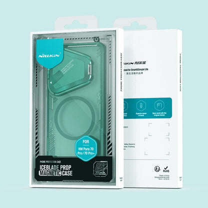 Pour Huawei Pura 70 Pro / 70 Pro+ Étui de téléphone magnétique MagSafe NILLKIN Ice Air Prop Series (Noir)