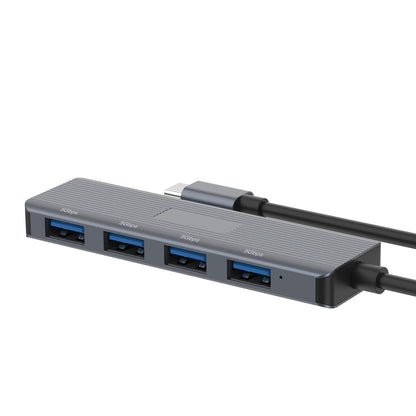 Onten UC621 5Gbps USB-C / Type-C to USB 3.2 Gen1 4 in 1 Multi-function HUB Docking Station, Length:1.5m(Grey)