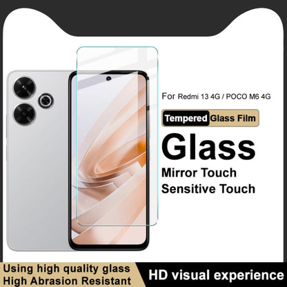 For Xiaomi Redmi 13 4G Global / POCO M6 4G imak H Series Tempered Glass Film