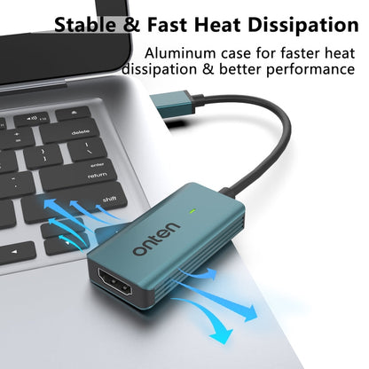 Onten US331 USB Video Capture Card, Length:13cm(Green)