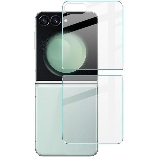 For Samsung Galaxy Z Flip6 / Flip7 FE IMAK H Series Tempered Back Glass Film Set