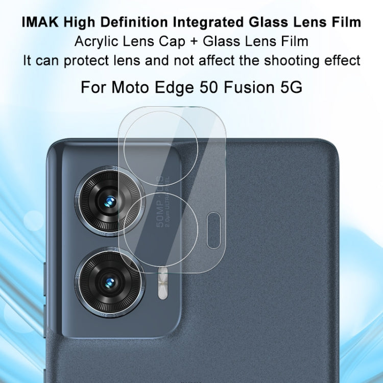 Pour Motorola Edge 50 Fusion Film de protection d'objectif en verre intégré imak haute définition