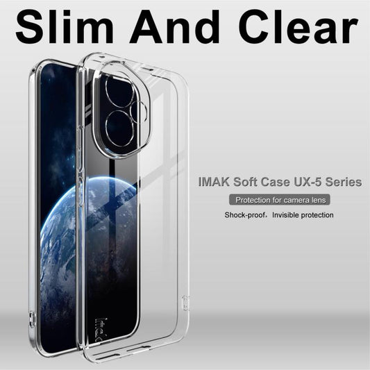 For Honor 400 Global 156.5mm imak UX-5 Series Super Slim Transparent Shockproof TPU Protective Case(Transparent)