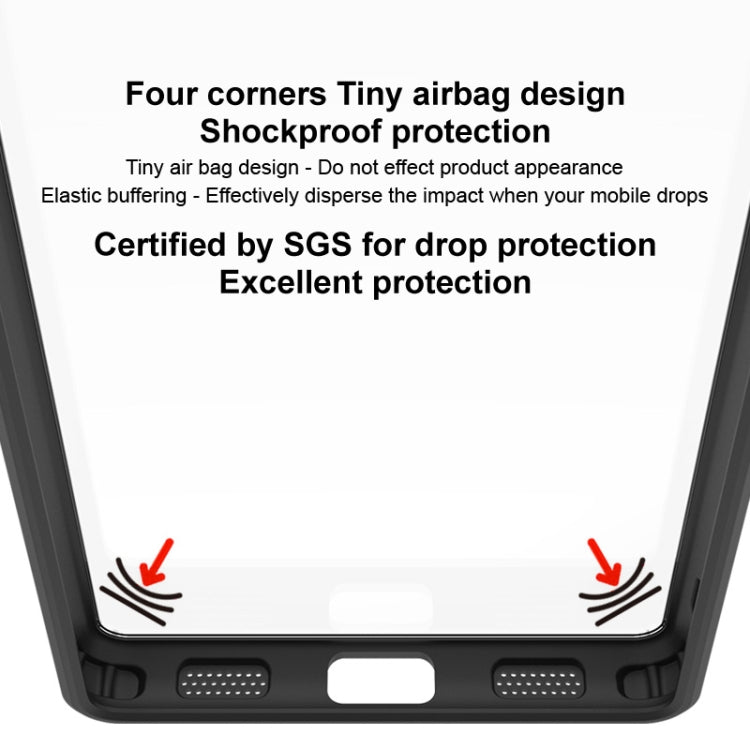 Pour Motorola Edge 50 Fusion Étui de téléphone antichoc en airbag à quatre coins série imak UX-9A
