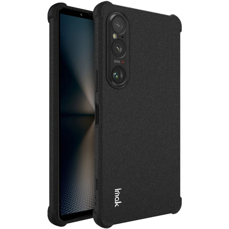 For Sony Xperia 1 VI imak Shockproof Airbag TPU Phone Case(Matte Black)