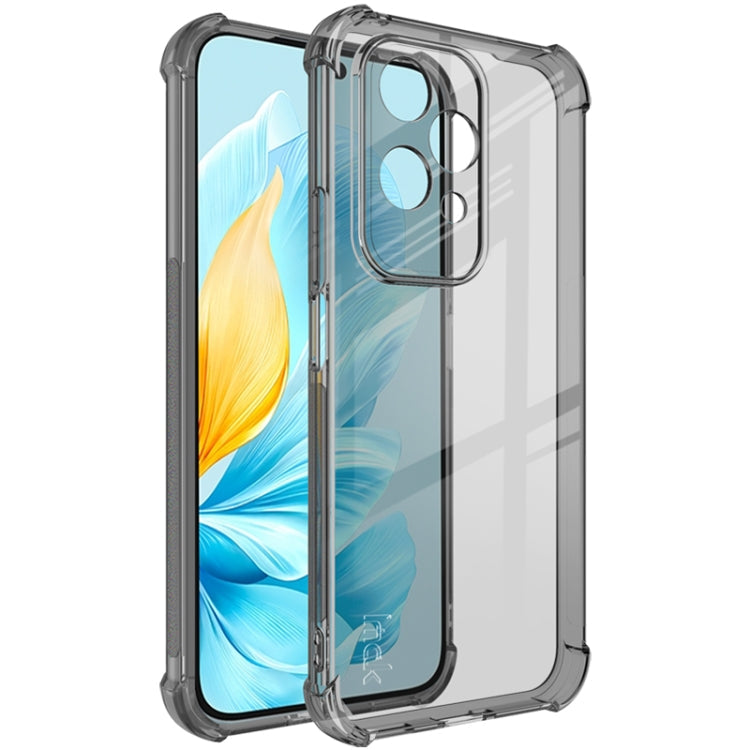For Honor 200 Lite Global imak Shockproof Airbag TPU Phone Case(Transparent Black)