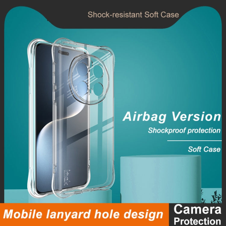 For Honor Magic7 Pro 5G imak Shockproof Airbag TPU Phone Case(Transparent)