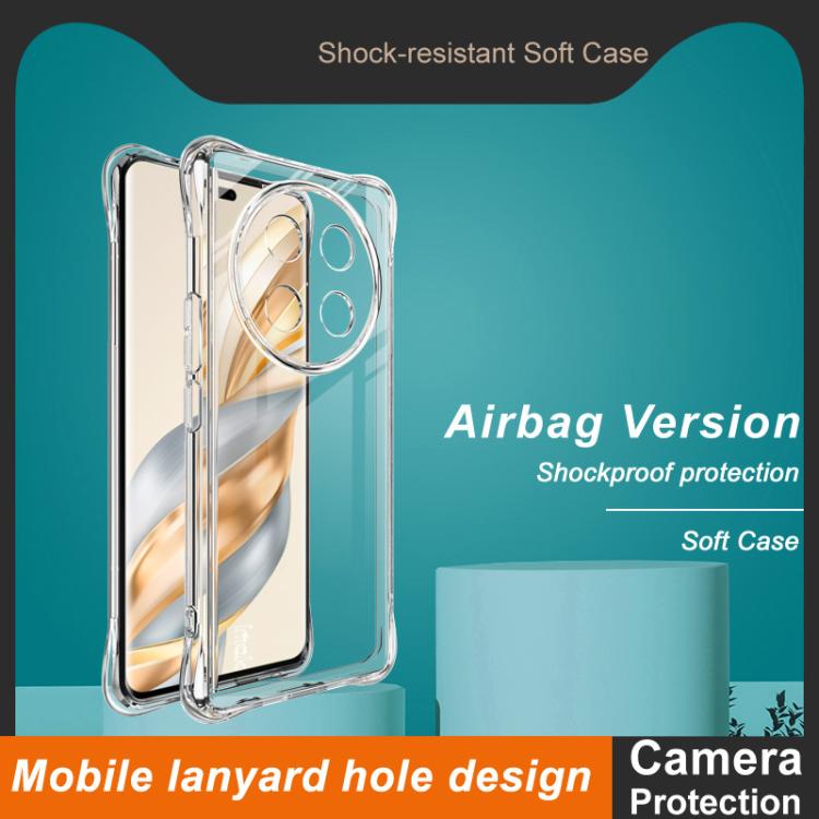 For Honor Magic7 Lite imak Shockproof Airbag TPU Phone Case(Transparent)