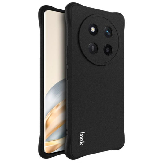Pour Honor Magic7 Lite Coque de téléphone en TPU antichoc Airbag (Noir mat)