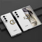 For Samsung Galaxy Z Flip6 / Flip7 FE GKK Accurate Hole Ultra-thin PC Phone Case with Ring Holder(Silver)