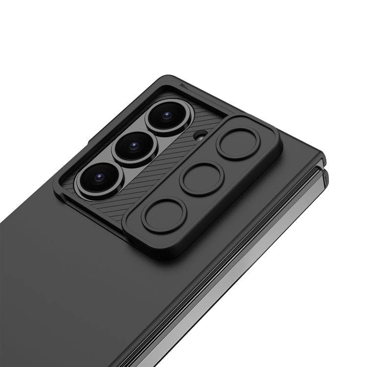 For Samsung Galaxy Z Fold6 GKK Integrated Ultra-thin Sliding Window Phone Case(Grey)