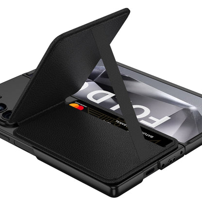For Samsung Galaxy Z Fold6 GKK Integrated Magsafe Detachable Card Slot Phone Case(Gray)