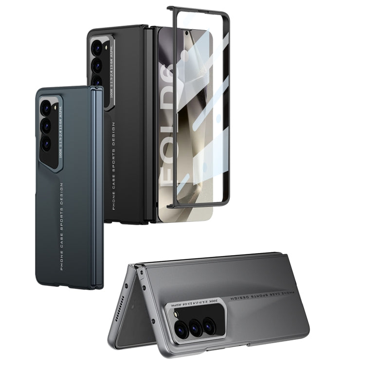 Pour Samsung Galaxy Z Fold6 GKK Coque de téléphone intégrée ultra-fine à couverture complète (Gris)