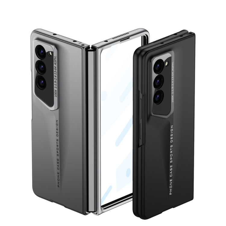 Pour Samsung Galaxy Z Fold6 GKK Coque de téléphone intégrée ultra-fine à couverture complète (Gris)