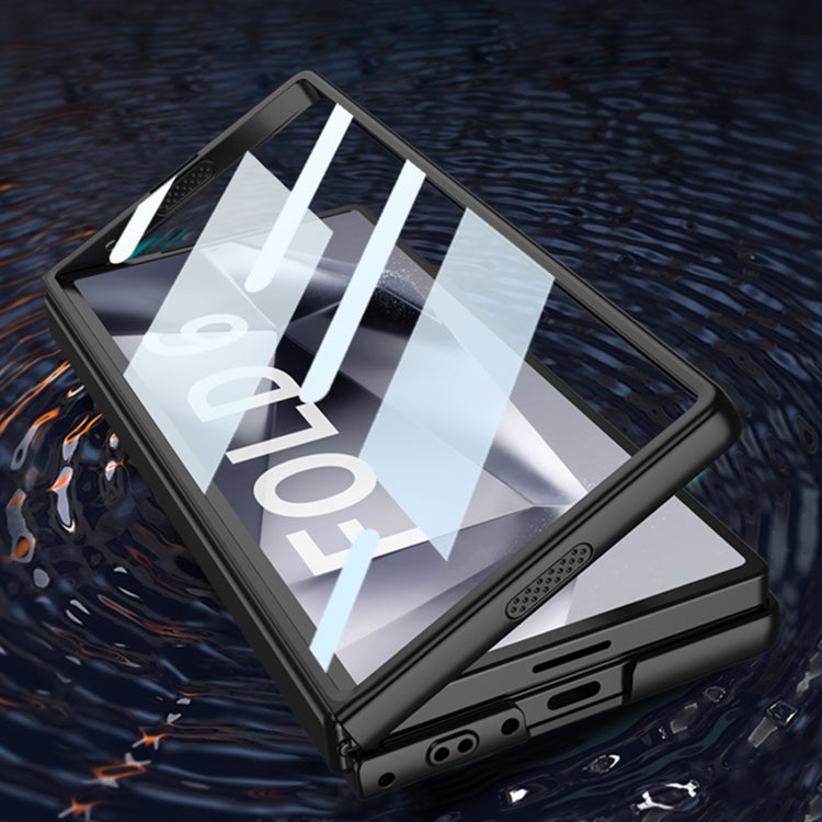 For Samsung Galaxy Z Fold6 GKK Integrated Accurate Hole Ultra-thin Square Ring Holder Phone Case(Green)