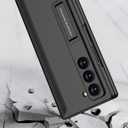 For Samsung Galaxy Z Fold6 GKK Integrated Anti Peep Full Coverage Magnetic Fold Phone Case(Black)