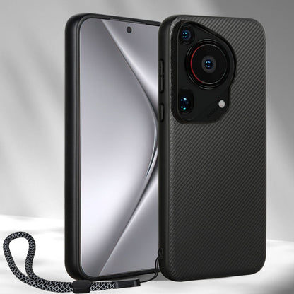 For Huawei Pura 70 Ultra ViLi TC Series Kevlar Carbon Fiber Texture Phone Case(Black)
