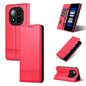 For Redmi Note 14 Pro 5G AZNS Magnetic Calf Texture Flip Leather Phone Case(Red)