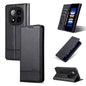 For Redmi Note 14 Pro 5G AZNS Magnetic Calf Texture Flip Leather Phone Case(Black)