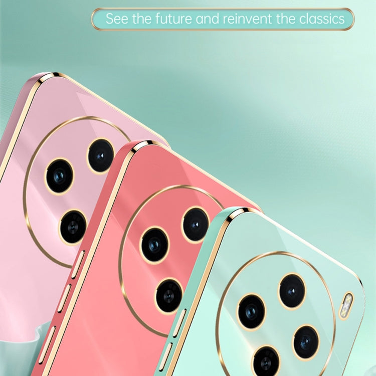 For vivo X100S XINLI Straight Edge 6D Electroplate TPU Phone Case(Pink)