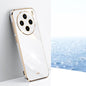 For vivo X100S XINLI Straight Edge 6D Electroplate TPU Phone Case(White)