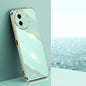 For vivo Y200i XINLI Straight Edge 6D Electroplate TPU Phone Case(Mint Green)