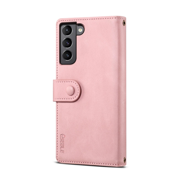 For Samsung Galaxy S24+ 5G ESEBLE Retro Frosted RFID Flip Leather Phone Case(Rose Gold)