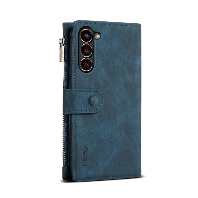 For Samsung Galaxy S24+ 5G ESEBLE Retro Frosted RFID Flip Leather Phone Case(Dark Green)
