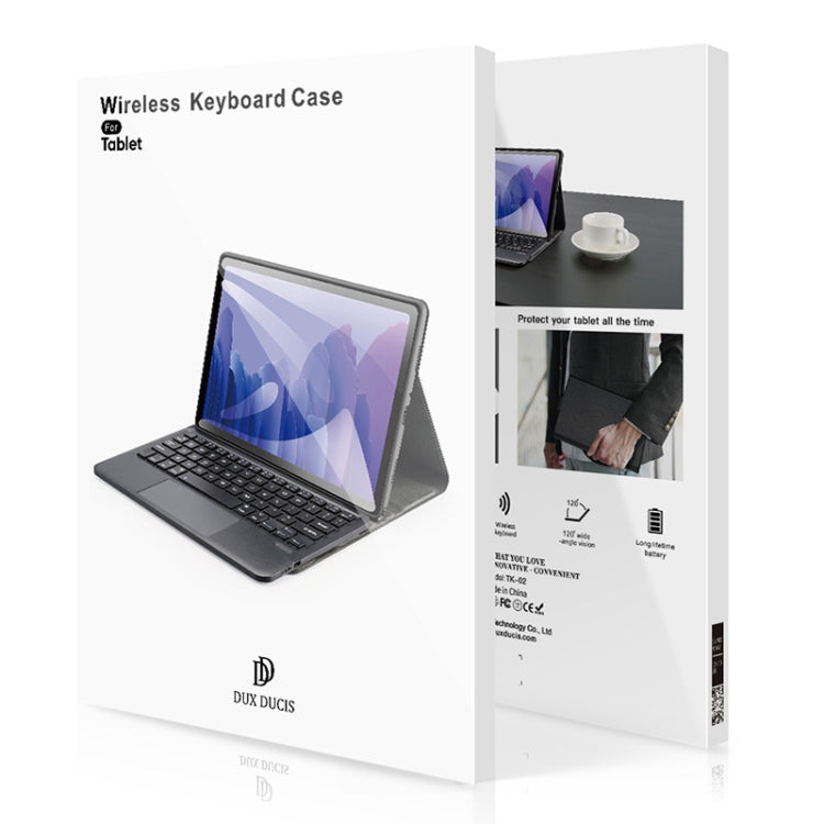 Pour iPad Pro 13 2024 DUX DUCIS TK Series Étui de protection pour tablette avec clavier Bluetooth sans fil (Noir)