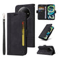For Xiaomi Poco C61 4G / Redmi A3 4G Global BETOPNICE Dual-side Buckle Leather Phone Case(Black)