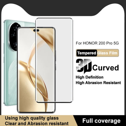 Film en Verre Trempé 3D Incurvé Plein Écran pour Honor 200 Pro