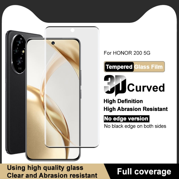 For Honor 200 imak No Edge Version 3D Curved Full Screen Tempered Glass Film