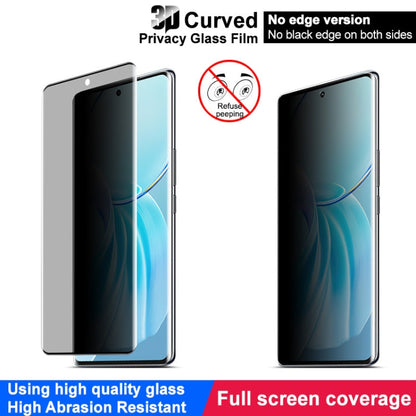 For vivo Y200 Pro imak No Edge Version 3D Curved Privacy Full Screen Tempered Glass Film