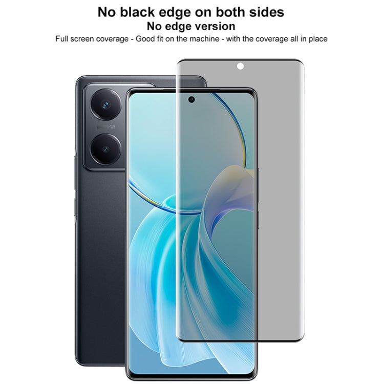 For vivo Y200 Pro imak No Edge Version 3D Curved Privacy Full Screen Tempered Glass Film