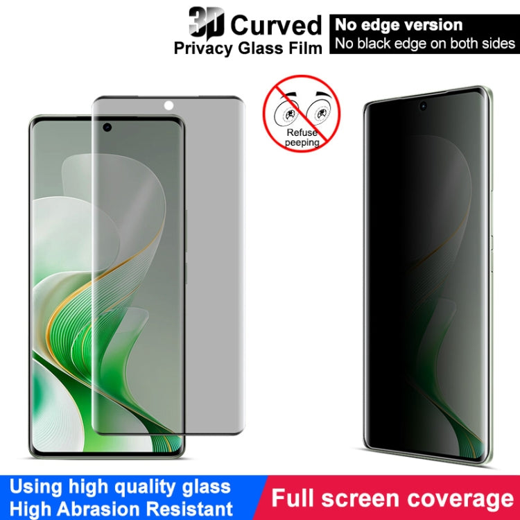 For vivo S19 Pro / V40 imak No Edge Version 3D Curved Privacy Full Screen Tempered Glass Film