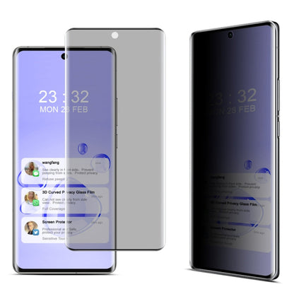 For vivo X100s Pro / X100 Ultra imak No Edge Version 3D Curved Privacy Full Screen Tempered Glass Film