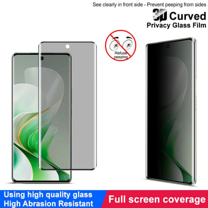 For vivo S19 Pro / V40 imak 3D Curved Privacy Full Screen Tempered Glass Film