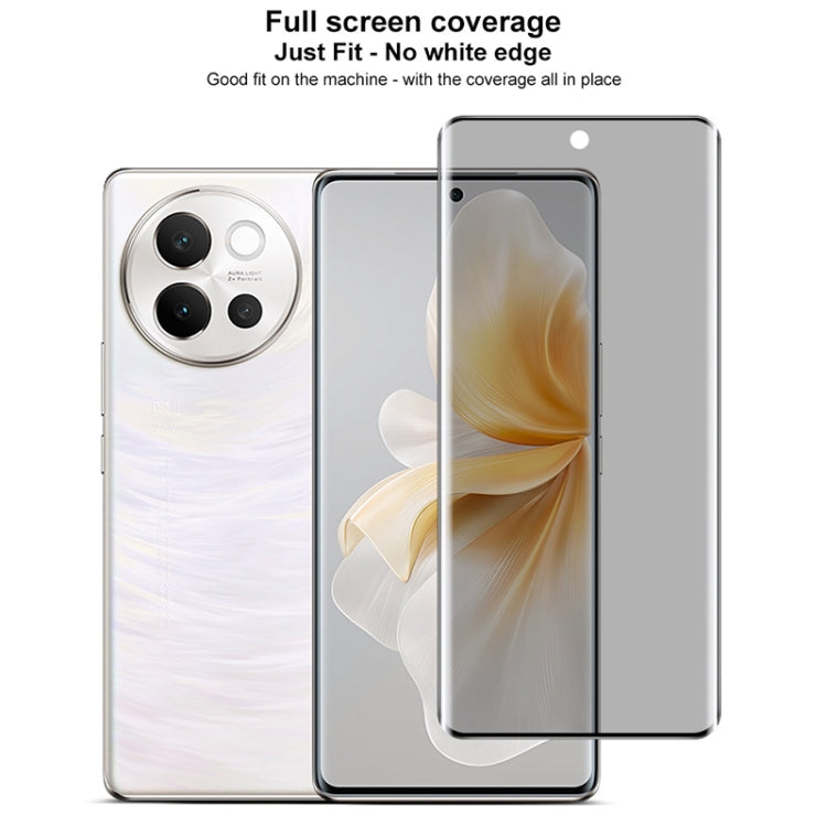 For vivo V40 Lite 5G imak 3D Curved Privacy Full Screen Tempered Glass Film