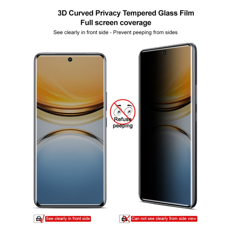 For vivo Y300 Pro 5G imak 3D Curved Privacy Full Screen Tempered Glass Film