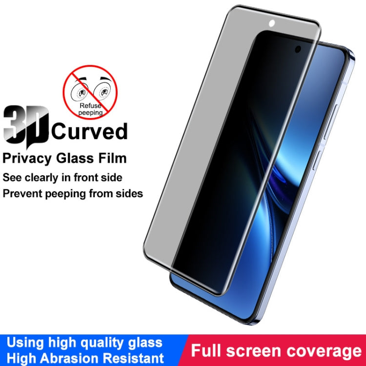For vivo X200 5G imak 3D Curved Privacy Full Screen Tempered Glass Film