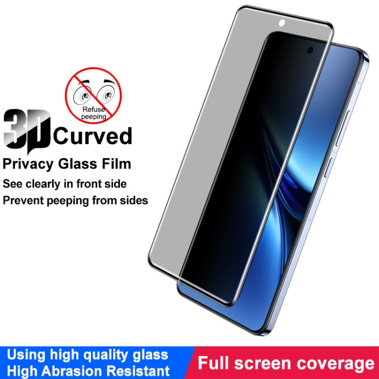 For vivo X200 Pro 5G imak 3D Curved Privacy Full Screen Tempered Glass Film